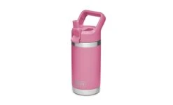 YETI Rambler Jr. 12 Oz Kids Bottle -Alfa Grill Shop 190299 Rambler Junior 12oz Bottle Website Assets Quarter Angle Straw Upright Pink 1680x1024 v2