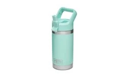 YETI Rambler Jr. 12 Oz Kids Bottle -Alfa Grill Shop 190299 Rambler Junior 12oz Bottle Website Assets Quarter Angle Straw Upright Seafoam 1680x1024 v2