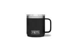 YETI 10 Oz Rambler Mug W/ Magslider Lid -Alfa Grill Shop 190300 Rambler 10oz Stackable Mug Single Unit Front Black 1680x1024 1