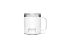 YETI 10 Oz Rambler Mug W/ Magslider Lid -Alfa Grill Shop 190300 Rambler 10oz Stackable Mug Single Unit Front White 1680x1024 1