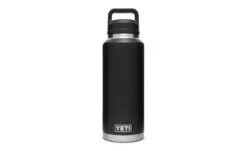YETI Rambler 46 Oz Bottle With Chug Cap -Alfa Grill Shop 200566 Drinkwater Product Launch 46oz Bottle Front Black 1680x1024 1