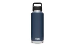 YETI Rambler 46 Oz Bottle With Chug Cap -Alfa Grill Shop 200566 Drinkwater Product Launch 46oz Bottle Front Navy 1680x1024 1