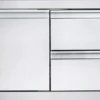 Napoleon 36" X 16" Single Door & Double Drawer Combo BI-3616-1D2DR -Alfa Grill Shop BI 3616 1D2DR Str 800px