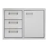 Delta Heat Door + Three Drawer Combo -Alfa Grill Shop Delta Heat 3022 Door 3 Drawer Combo