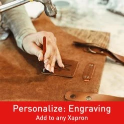 Xapron Kansas Leather Apron -Alfa Grill Shop Engraving