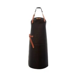 Xapron Kansas Leather Apron -Alfa Grill Shop Kansas Black Full Apron