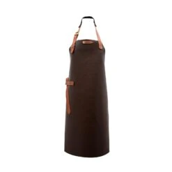 Xapron Kansas Leather Apron -Alfa Grill Shop Kansas Brown Full Apron