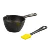 Lodge Cast Iron Melting Pot And Silicone Brush -Alfa Grill Shop LMPB21