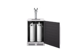 Zephyr Presrv Outdoor Kegerator & Beverage Cooler -Alfa Grill Shop PRKB24C01AS OD triple tap
