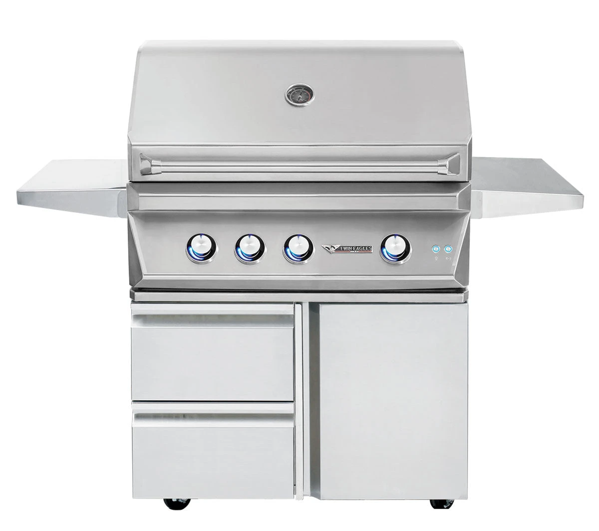 Twin Eagles 36" Grill Base W/ Storage Drawers, Single Door 3 Twin Eagles 36" Grill Base W/ Storage Drawers, Single Door