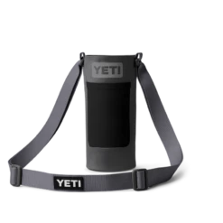 YETI Rambler Bottle Sling - Small -Alfa Grill Shop W Small Bottle Sling Charcoal Front No Bottle 4666 B