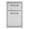 13" Delta Heat Double Storage Drawers -Alfa Grill Shop dhsd132 b
