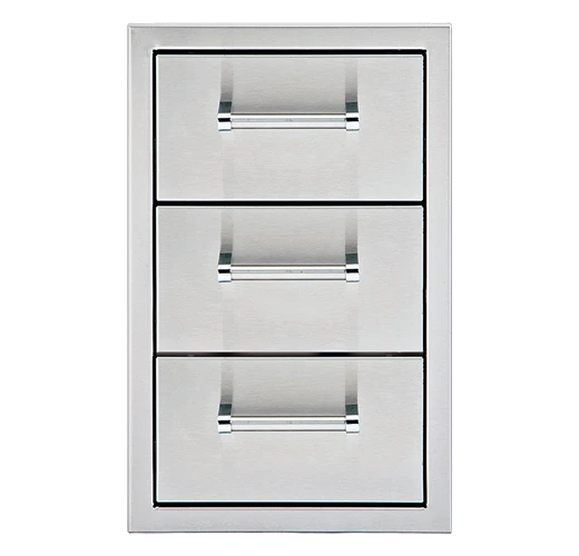 13" Delta Heat Triple Storage Drawers 3 13" Delta Heat Triple Storage Drawers