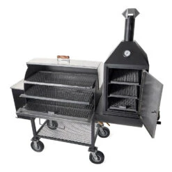 Maverick 2000 Pellet Grill W/ Upright Smoke Box 10 Maverick 2000 Pellet Grill W/ Upright Smoke Box -Alfa Grill Shop maverick 2000 grill open out