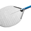 GI Metal Azzurra 12" Round Perforated Pizza Peel -Alfa Grill Shop pala 20tonda 20forata