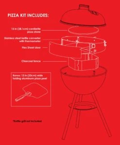 Pizzacraft PizzaQue® Pizza Kit For Kettle Grills 6 Pizzacraft PizzaQue® Pizza Kit For Kettle Grills -Alfa Grill Shop pc7003deluxe2 1024x1024 15ff18e0 ab92 4f31 a292 db8daf595ab9